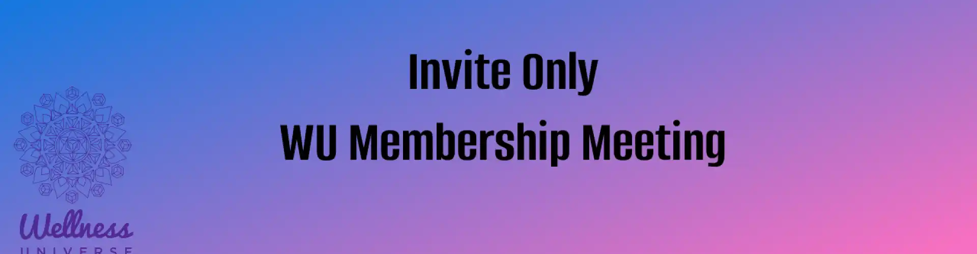 Convide apenas reunião de membros da WU com Laura Di Franco  - Online Class by The Wellness Universe